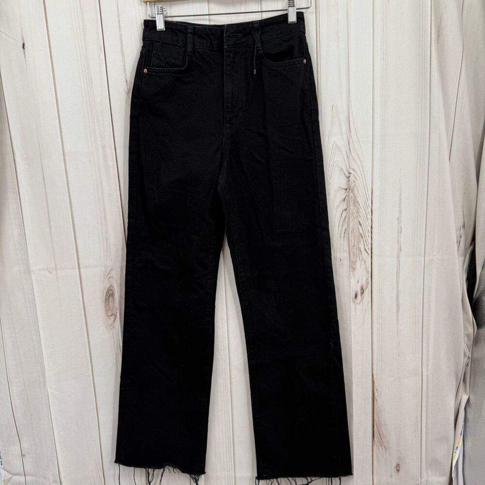 Zara Women’s 2 Black Raw Hem Jeans